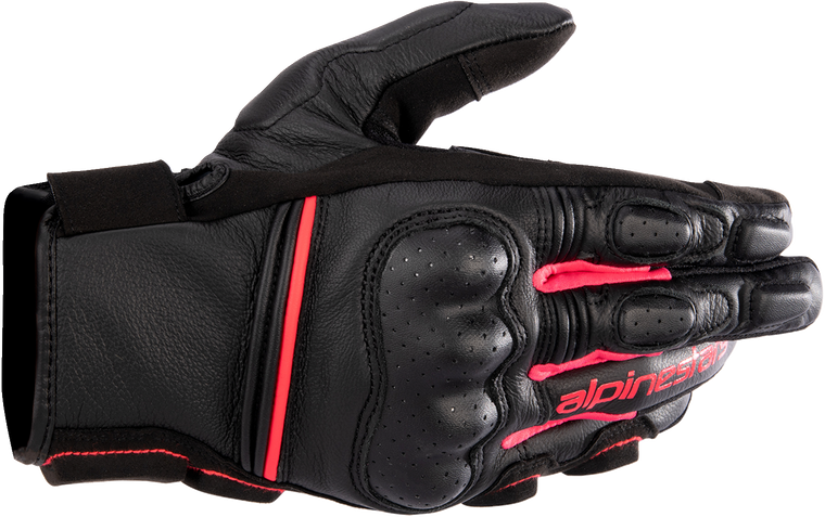 Alpinestars - Stella Phenom Gloves - Black/Diva Pink - Medium - Stella Phenom Leather Air Gloves - 3591723-1839-M