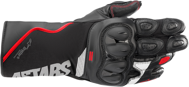Alpinestars - SP-365 Drystar Gloves - Black/Fluo Red/White - Large - SP-365 Drystar Gloves - 3527921-1321-L