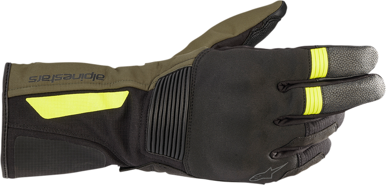 Alpinestars - Denali Aerogel Drystar Gloves - Black Forest/Fluo Yellow - 3XL - Denali Aerogel Drystar Gloves - 3526922-1685-3X