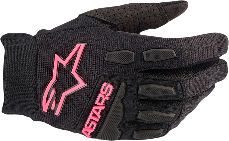 Alpinestars - Women's Stella Full Bore Gloves - Black/Fluo Pink - XL - Women's Stella Full Bore Gloves - 3583622-1390-XL