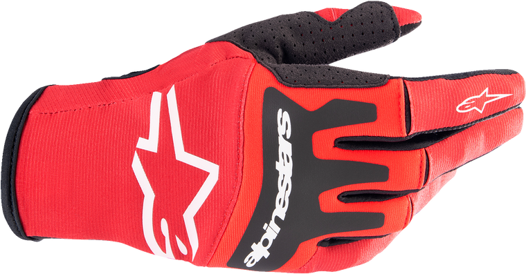Alpinestars - Techstar Gloves - Warm Red/Black - 2XL - Techstar Gloves - 3561023-3110-2X