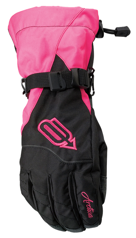 Arctiva - Women's Pivot Gloves - Black/Pink - 2XL - Women's Pivot Gloves - 3341-0433