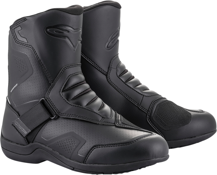 Alpinestars - Waterproof V2 Ridge Boots - Black - US 11.5 / EU 46 - Ridge Waterproof Boots - 2441821-1100-46