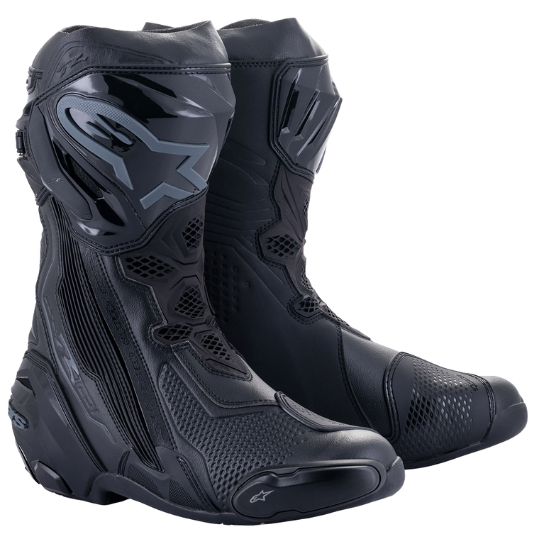 Alpinestars - Supertech R Boots - Black - US 12 EU 47 - Supertech R Boots - 2220021-1100-47