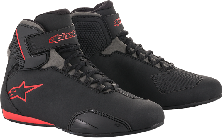 Alpinestars - Sektor Shoes - Black/Gray/Red - US 6.5 - Sektor Shoes - 251551813165