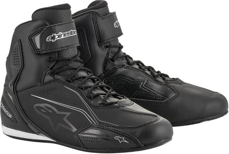 Alpinestars - Stella Faster-3 Shoes - Black/Silver - US 6 - Stella Faster-3 Shoes - 2510419119-6