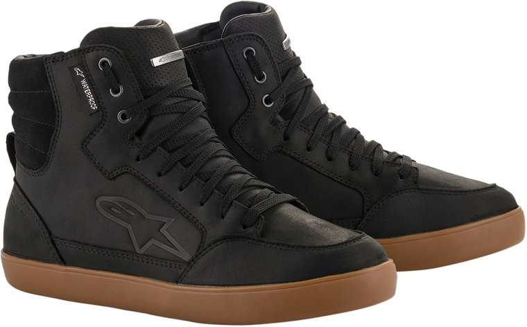 Alpinestars - J-6 Waterproof Shoes - Black Gum - US 8 - J-6 Waterproof Shoes - 2542015-1084-8