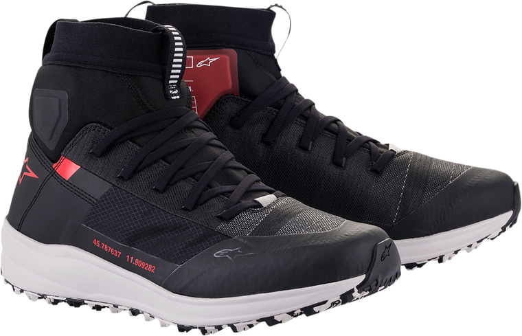Alpinestars - Speedforce Shoes - Black/White/Red - US 12 - Speedforce Shoes - 2654321-123-12