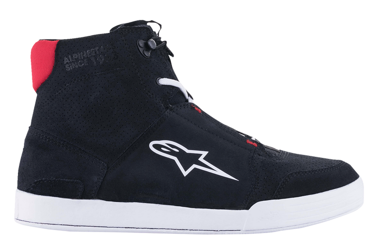Alpinestars - Chrome Shoes - Black/White/Red - US 12.5 - Chrome Shoes - 2512322130412.5