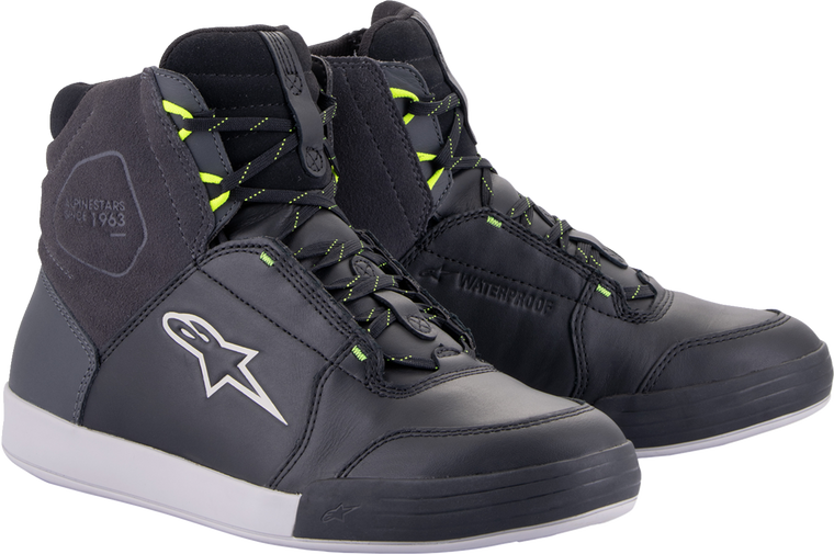 Alpinestars - Chrome Shoes - Waterproof - Black/Gray - US 9.5 - Chrome Waterproof Shoes - 25431231015-95