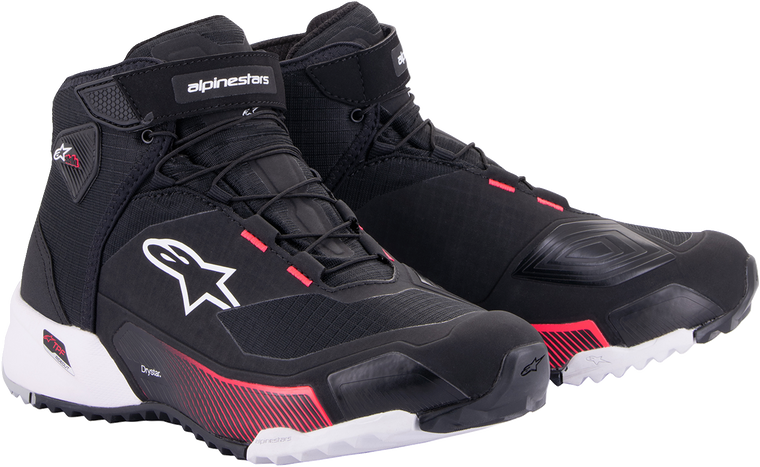 Alpinestars - Stella CR-X Drystar Shoes - Black/White/Pink - US 7.5 - Stella CR-X Drystar Shoes - 2611523183275