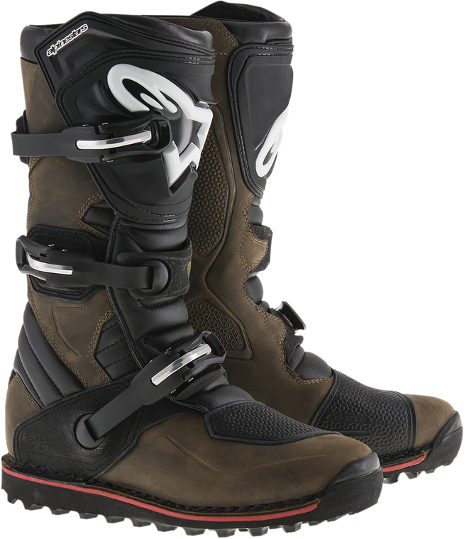 Alpinestars - Tech-T Boots - Brown/Black - US 8 - Tech-T Boots - 2004017-818-8