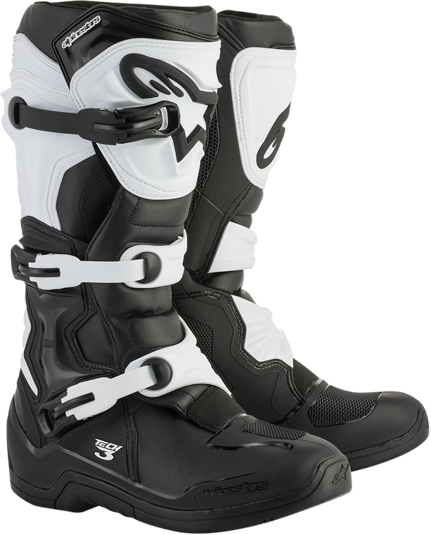 Alpinestars - Tech 3 Boots - Black/White - US 8 - Tech 3 Boots - 2013018-12-8