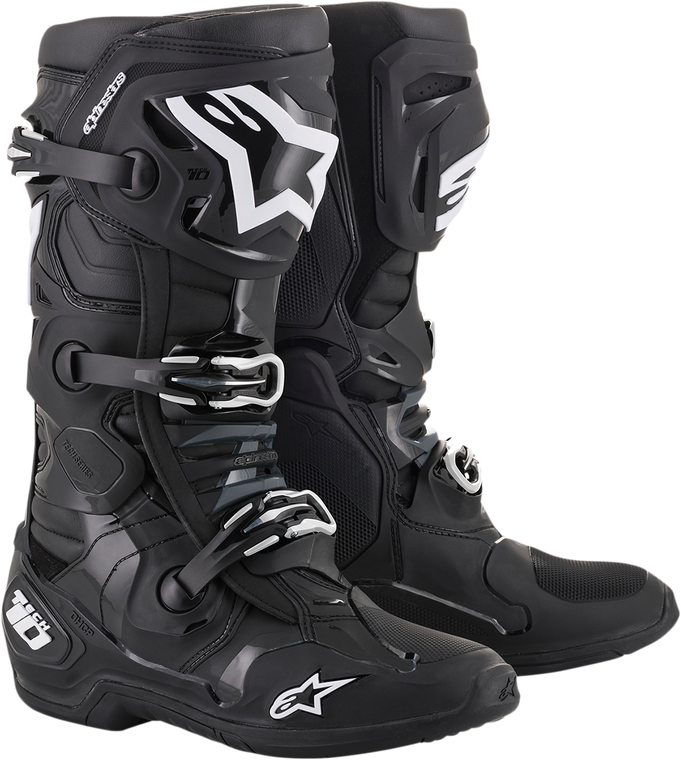 Alpinestars - Tech 10 Boots - Black - US 10 - Tech 10 Boots - 2010020-10-10