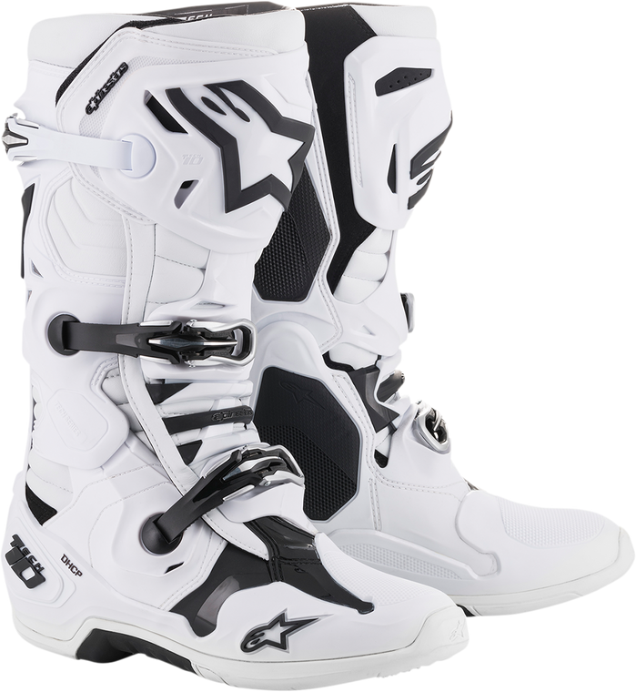 Alpinestars - Tech 10 Boots - White - US 9 - Tech 10 Boots - 2010020-20-9