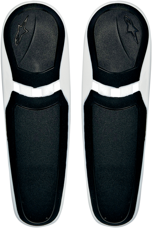 Alpinestars - Toe Sliders - SMX Plus - Black/White - Replacement Boot Toe Sliders - SMX Plus 2013 - 2015 - 25SLISMX13-21