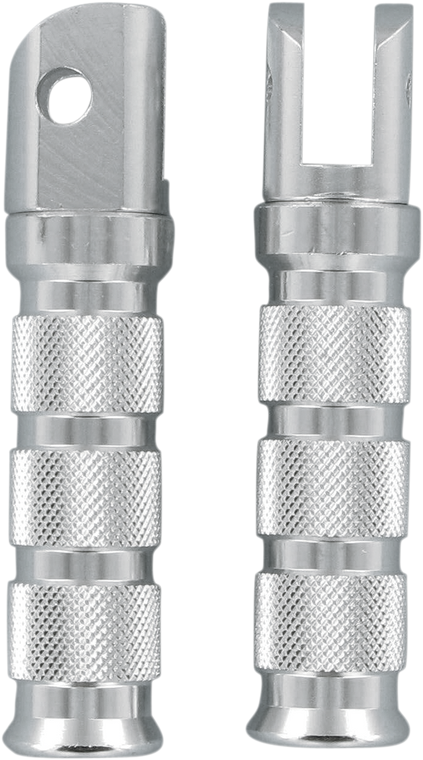 Emgo - Front Footpegs - Silver - Honda - Anodized-Aluminum Footpegs for Sportbikes - 50-11211 Emgo - Front Footpegs - Silver - Honda - Anodized-Aluminum Footpegs for Sportbikes - 50-11211