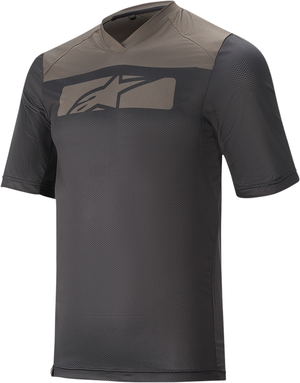 Alpinestars - Drop 4.0 Jersey - Short-Sleeve - Black/Gray - Small - Drop 4.0 Jersey - 1766220-1065-SM