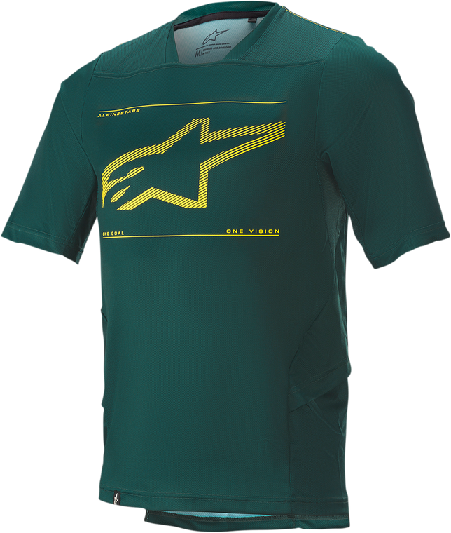 Alpinestars - Drop 6.0 Jersey - Short-Sleeve - Green - Small - Drop 6.0 Jersey - 1766320-7170-SM