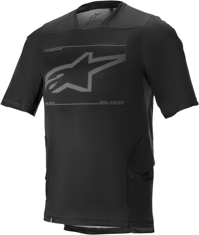 Alpinestars - Drop 6.0 Jersey - Short-Sleeve - Black - 2XL - Drop 6.0 Jersey - 1766320-10-2X