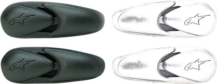 Alpinestars - Flexible Toe Sliders - White - Replacement Boot Toe Sliders - Supertech - 25SLITECH-BI