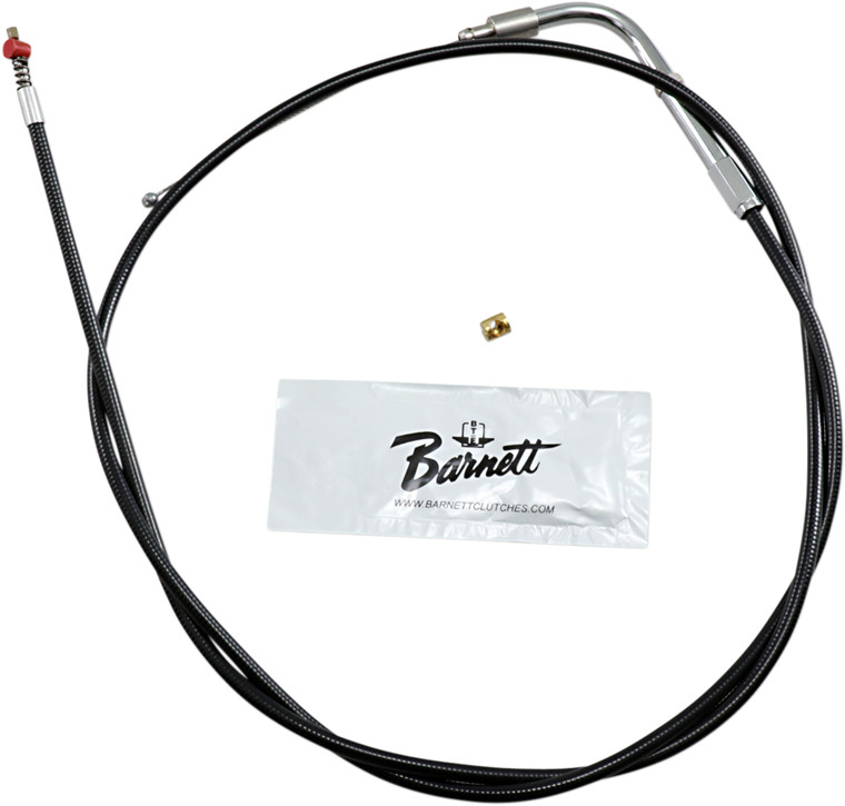 Barnett - Idle Cable - +3" - Black - Black Vinyl Throttle/Idle Cable - 101-30-40016-03