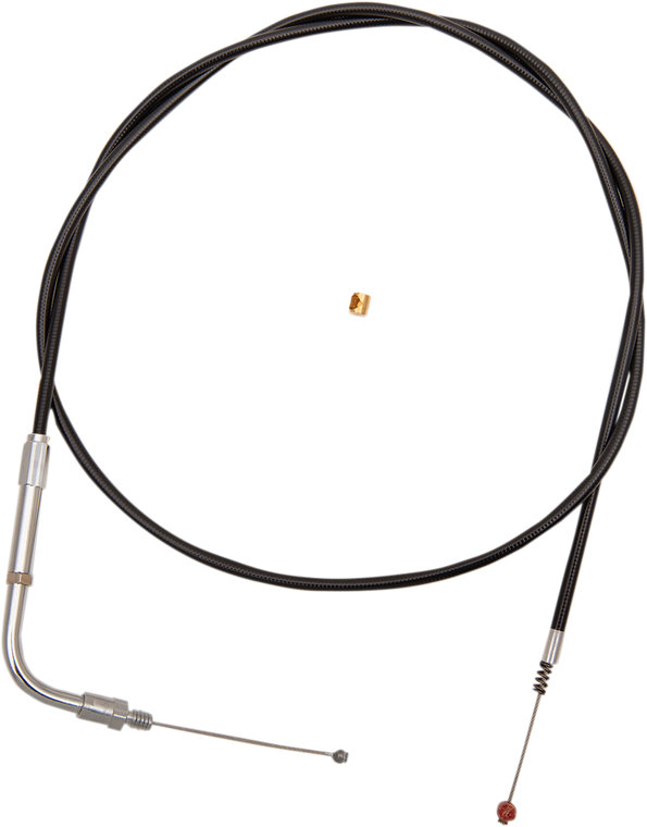 Barnett - Idle Cable - +6" - Black - Black Vinyl Throttle/Idle Cable - 101-30-40002-06