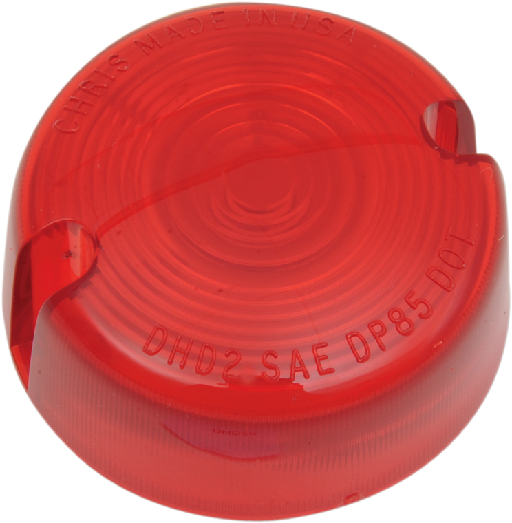 Chris Products - Rear Turn Signal Lens - Red - '86-'99 FX - Rear Turn Signal  Lens - DHD2R