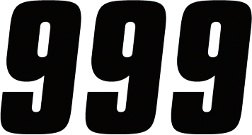 Factory Effex - FX Factory Number 9 - Black - 4" - Number Stickers - 08-90009