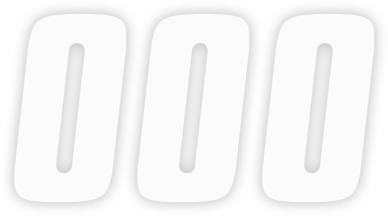 Factory Effex - FX Factory Number 0 - White - 4" - Number Stickers - 08-90010