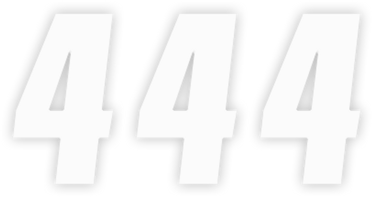 Factory Effex - FX Factory Number 4 - White - 4" - Number Stickers - 08-90014