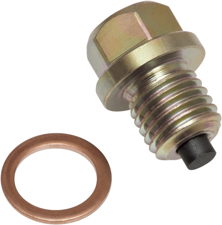 Big Bike Parts - Magnetic Oil Drain Plug - Magnetic Drain Plug - 5-302