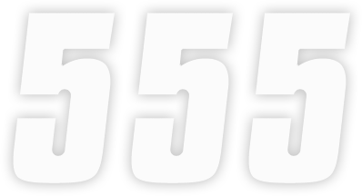 Factory Effex - FX Factory Number 5 - White - 7" - Number Stickers - 08-90095