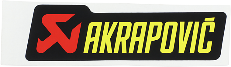 Akrapovic - Replacement Sticker - General Replacement Sticker - P-HST2AL