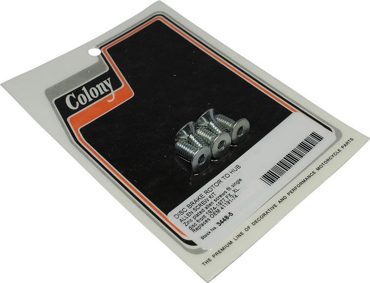 Colony - Brake Rotor Screw Kit - Disc Brake Rotor to Hub Allen Screw Kit - 3448-5