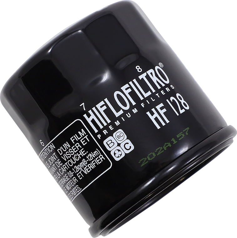 Hiflofiltro - Oil Filter - Premium Oil Filter  Spin-On - HF128