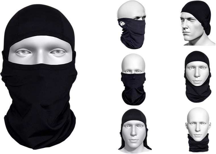 Gears Canada - Multi-functional Balaclava - Black - Multi-functional Balaclava - 300222-1