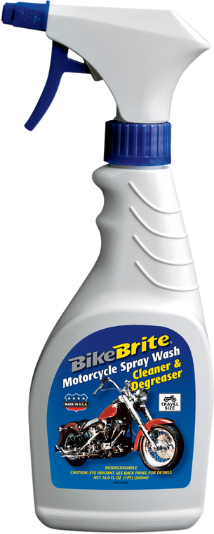 Bike Brite - Spray Wash - 16.9 U.S. fl oz. - Travel Size - Spray Wash Cleaner and Degreaser - MC44TR