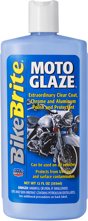 Bike Brite - Moto Glaze Polish - 12 U.S. fl oz. - Moto Glaze Polish & Protectant - MC79000