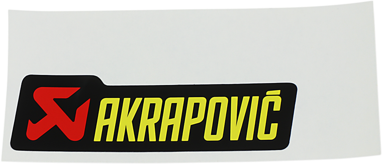 Akrapovic - Replacement Sticker - General Replacement Sticker - P-HST12AL