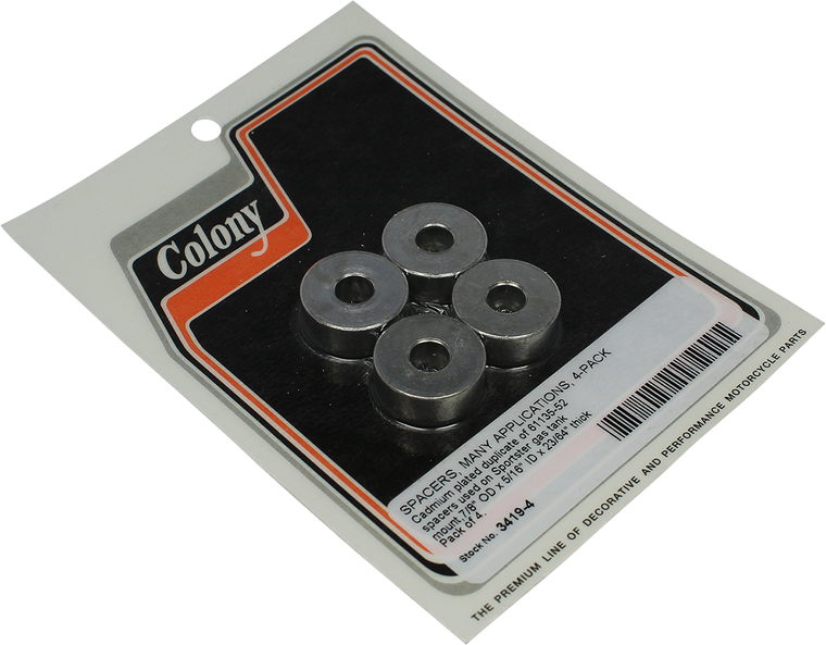 Colony - Gas Tank Spacers - XL - OEM Replacement Restoration Spacers - 3419-4