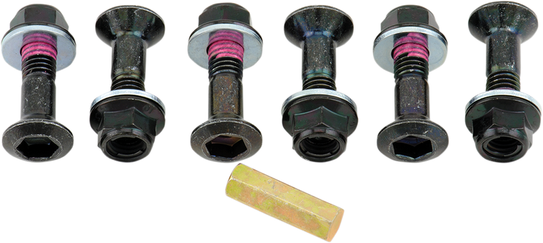 Bolt - Sprocket Bolt - Black - 6-Pack - Hub-Savers Double Locked Sprocket Fastening Kit - 2008-HS.B Bolt - Sprocket Bolt - Black - 6-Pack - Hub-Savers Double Locked Sprocket Fastening Kit - 2008-HS.B