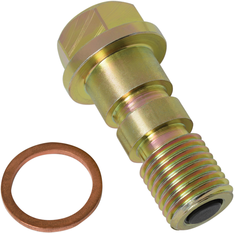 Big Bike Parts - Magnetic Oil Drain Plug - Magnetic Drain Plug - 5-303