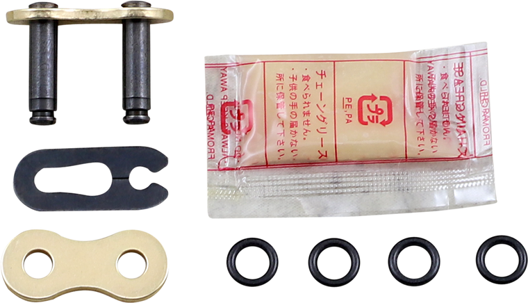 Did - 520 VO - Gold & Black - Clip Connecting Link - 520 VO Clip Connecting Link - JF20VOG