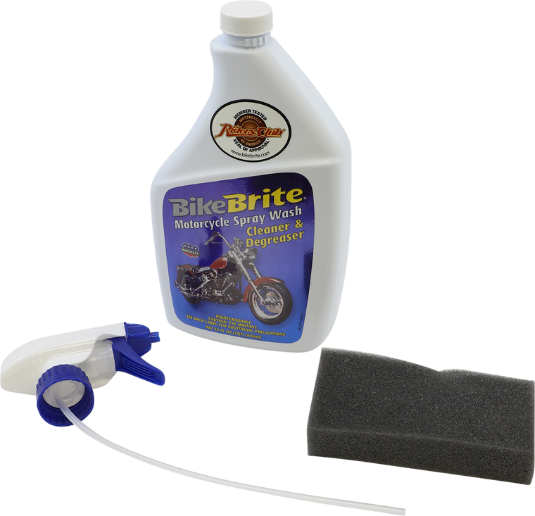 Bike Brite - Cleaner/Degreaser Spray Kit - 32 U.S. fl oz. - Cleaner and Degreaser Spray Wash Kit - MC44K