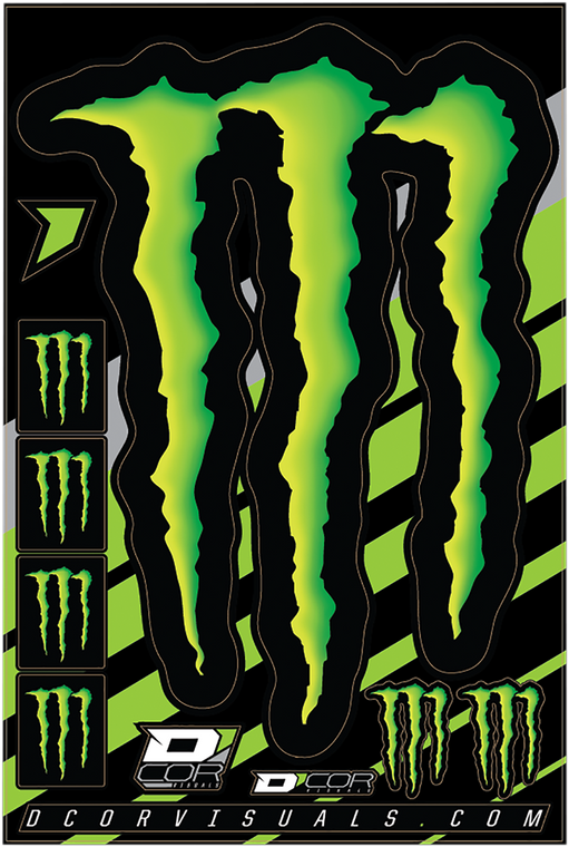 D'cor Visuals - Decal Sheet - Monster Claw - Decal Sheet - 40-90-103
