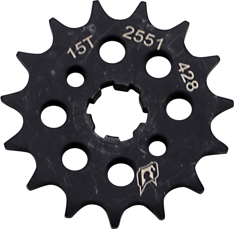 Driven Racing - Front Sprocket - 15-Tooth - Honda - Lightweight Steel Sprocket - 2551-428-15T