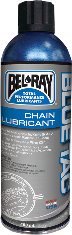 Bel-ray - Blue Tac Chain Lube - 13.5 U.S. fl oz. - Aerosol - Blue Tac Chain Lube - 99060-A400W Bel-ray - Blue Tac Chain Lube - 13.5 U.S. fl oz. - Aerosol - Blue Tac Chain Lube - 99060-A400W