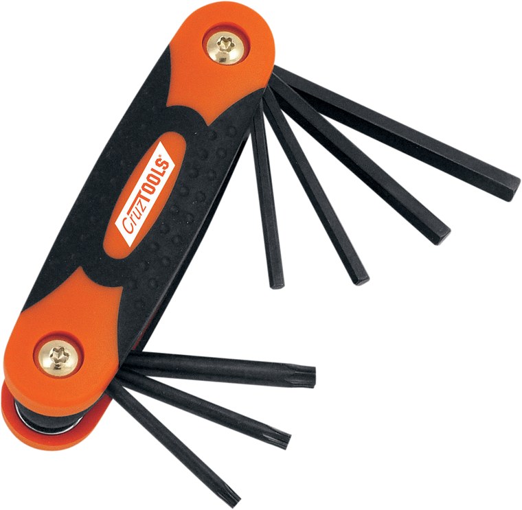 Cruztools - Hex/Torx Set - Folding Hex/Torx Key Set - FHT1 Cruztools - Hex/Torx Set - Folding Hex/Torx Key Set - FHT1