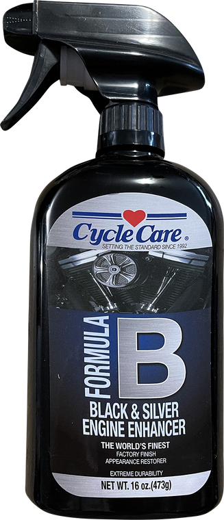 Cycle Care Formulas - Formula B Engine Enhancer - 16 oz. net wt. - Formula B Black/Silver Engine Enhancer - 44016